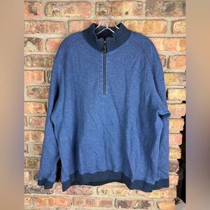 Tommy Bahama Quarter Zip Pullover Sweater Size XL